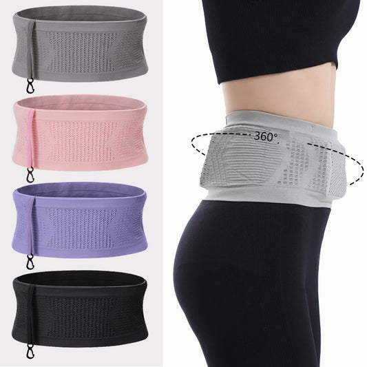 Seamless Invisible Running Waist Belt Bag for Gym Fitness Jogging Cycling