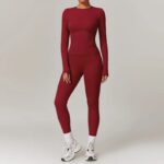Women’s Brushed Yoga Set – Tight-Fit Quick-Dry