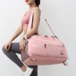 Waterproof Gym Bag with Shoe Compartment – Large Capacity