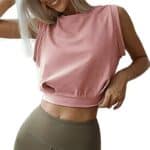 Women’s Sexy Navel-Exposed Sleeveless Crop Top - Fitness & Yoga Wear